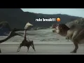rule breaking Quetzal s disrespecting body down rules - Prehistoric Planet 2 meme