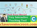 How to use classroomscreen com