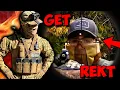 Extremely Blatant Airsoft Cheater gets INSTANT Karma