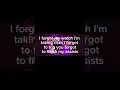 Calm 3 sleepy hallow lyrics