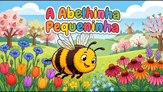 A Abelhinha Pequenininha 🐝 | Canção Infantil & Educativa sobre a Polinização