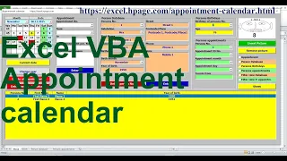 1File structure Appointment calendar with pictures in Excel VBA