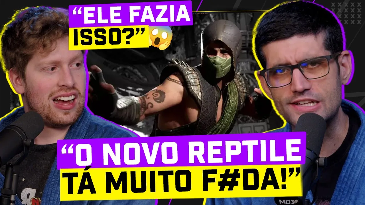 O QUE VOCÊ NÃO VIU no NOVO TRAILER DO MORTAL KOMBAT 1 REPTILE...