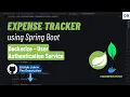 Dockerize - User Auth Service Expense Tracker Spring Boot Projects Hindi