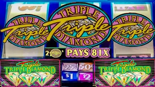 Old School Classic Triple Triple Diamond Casino 3 Reel Slot