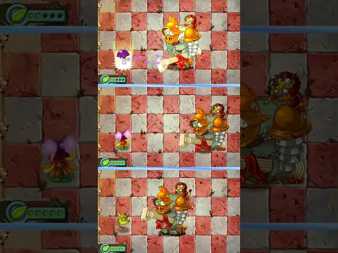 Scaredy-Shroom vs Witch Hazel vs Snapdragon Power-Up Challenge PvZ 2 #pvz #pvz2 #zombie