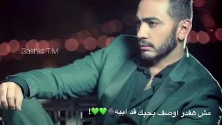 لو عشت احلف طول حياتي كلها مش هقدر اوصف بحبك قد ايه    دندنها