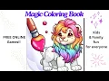 Magic Coloring Book - Playing free online kids games Poki Magic Coloring book