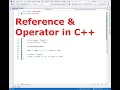 Reference Operator in C - Alias Variable in C