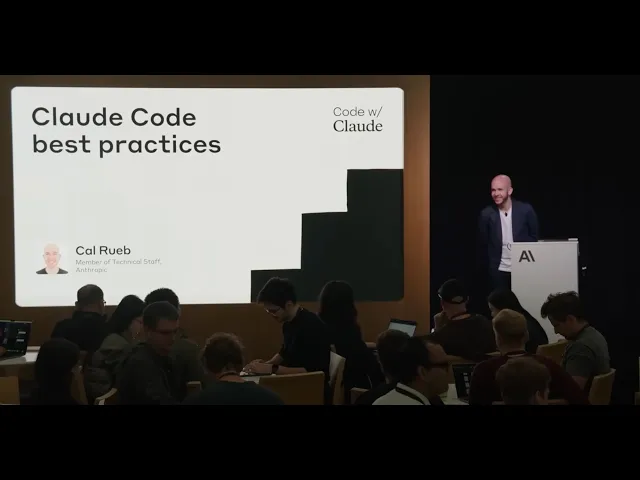 Claude Code best practices | Code w/ Claude