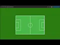 Create a soccer field using HTML and CSS