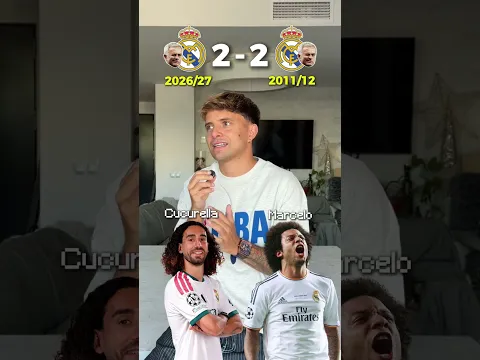 1vs1 Real Madrid de Mourinho 2011/12 VS 2026/27 ¿Qué EQUIPO ES MEJOR? 🤔⚽️ #shorts #futbol