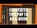 An e-book created from a PDF using HTML CSS and JavaScript