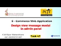 View message modal in admin panel Task 47