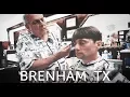 Haircut in Original 1960 s Brenham Texas Barbershop Otto s Barber Shop