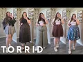 Torrid Plus Size Try On Haul Festi LoveSick Retro Chic Skirts