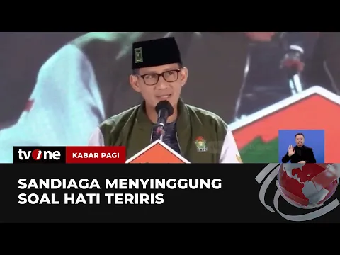 Sandiaga Uno: Walau Hati Teriris Muka Harus Tersenyum