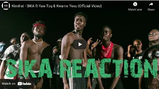 kimilist sika ft yaw tog x kwame yesu reaction by mr showbiz