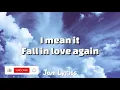 I'll Never Fall in Love Again - Tom Jones ✓Lyrics✓