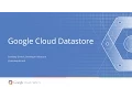 Intro to Google Cloud Datastore - 2015