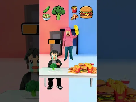Burgers OR Vegetables 🍔🥦 #roblox