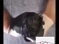 Effective hand washing with ink tracing