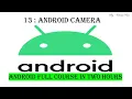 Android Studio Create Camera Programming Master Rao
