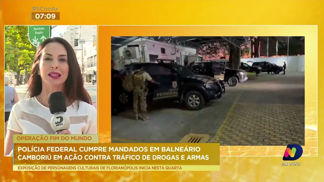 Polícia Federal deflagra operação contra o tráfico de drogas e armas na manhã desta quinta-feira