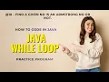 Java While Loop program 10 find a given no is an Armstrong no or not