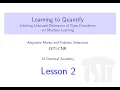 AIDA Course on Learning to Quantify Lesson 2
