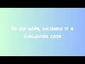 El Zar - El Momento Perfecto ( letra)