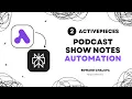 Create Dynamic Podcast Content with Activepieces and Perplexity AI