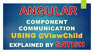 Angular ViewChild Decorator Component Communication In Angular
