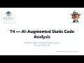 Code Review - Static Analysis by Claude Hands-On source demo AI for Cybersecurity Fundamentals T4