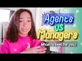 Should I Get an Acting Agent or Talent Manager Makayla Lysiak