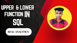 UPPER LOWER Function In SQL Real Analytics