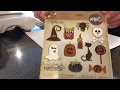 Tim Holtz Thinlits Sizzix Halloween Dies on Tags
