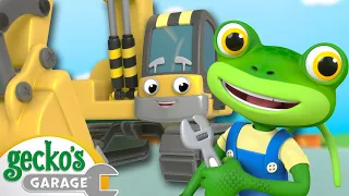 Eric the Excavator's Big Check-Up! 🚜🔧 | Gecko's Garage | Trucks For Children | Cartoons For Kids