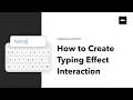 How to Create a Realistic Typing Effect in Figma Step-by-Step Tutorial