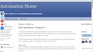 Data Driven Framework - Workbook Version 4 1