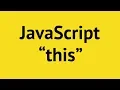JavaScript this Keyword