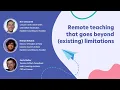 Remote teaching that goes beyond existing limitations Explain Everything