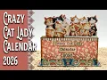 DIY Crazy Cat Lady Calendar 2026 Printable Papercraft Gift Tutorial