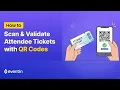 How to Scan and Validate Event Tickets with QR Codes in WordPress Eventin Tutorial