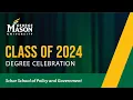 George Mason University Spring 2024 Commencement Schar School May 10th - 7 00pm