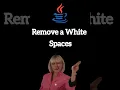 Remove white spaces in java String