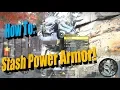 How to Save Some Stash Weight When Storing Power Armor in Fallout 76 Save Stash Space