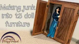 Download How I turned a junk cabinet into a 1:3 doll wardrobe MP3