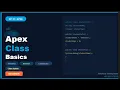 Salesforce Development Series Day 1 Apex Classes Basics for Beginners