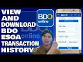 How To View and Download BDO eSOA Using the New BDO Online App
